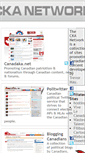 Mobile Screenshot of network.canadaka.net